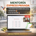 🚀 Mentoría Express 1:1 conmigo - Videollamada (UNA SOLA SESION vos elegis el dia y la hora)